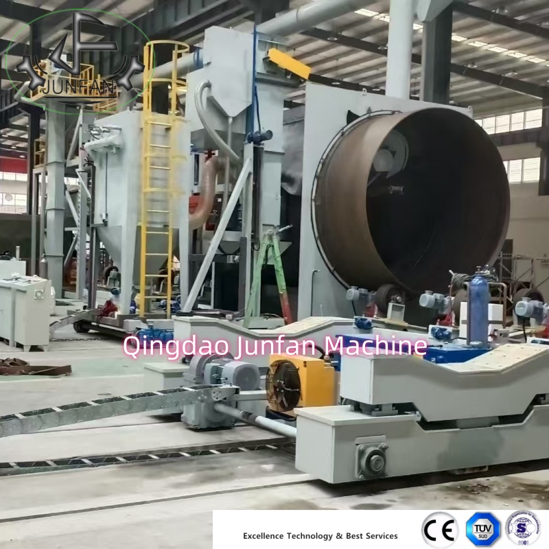 steel pipe inner and outer wall cleaning machine