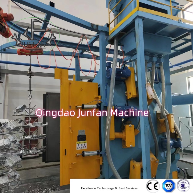 Hook Hoist Hanger Type Sand Shot Blasting Cleaning Machine